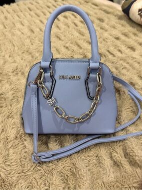 Steve Madden BFAITH Mini Dome Satchel- Periwinkle